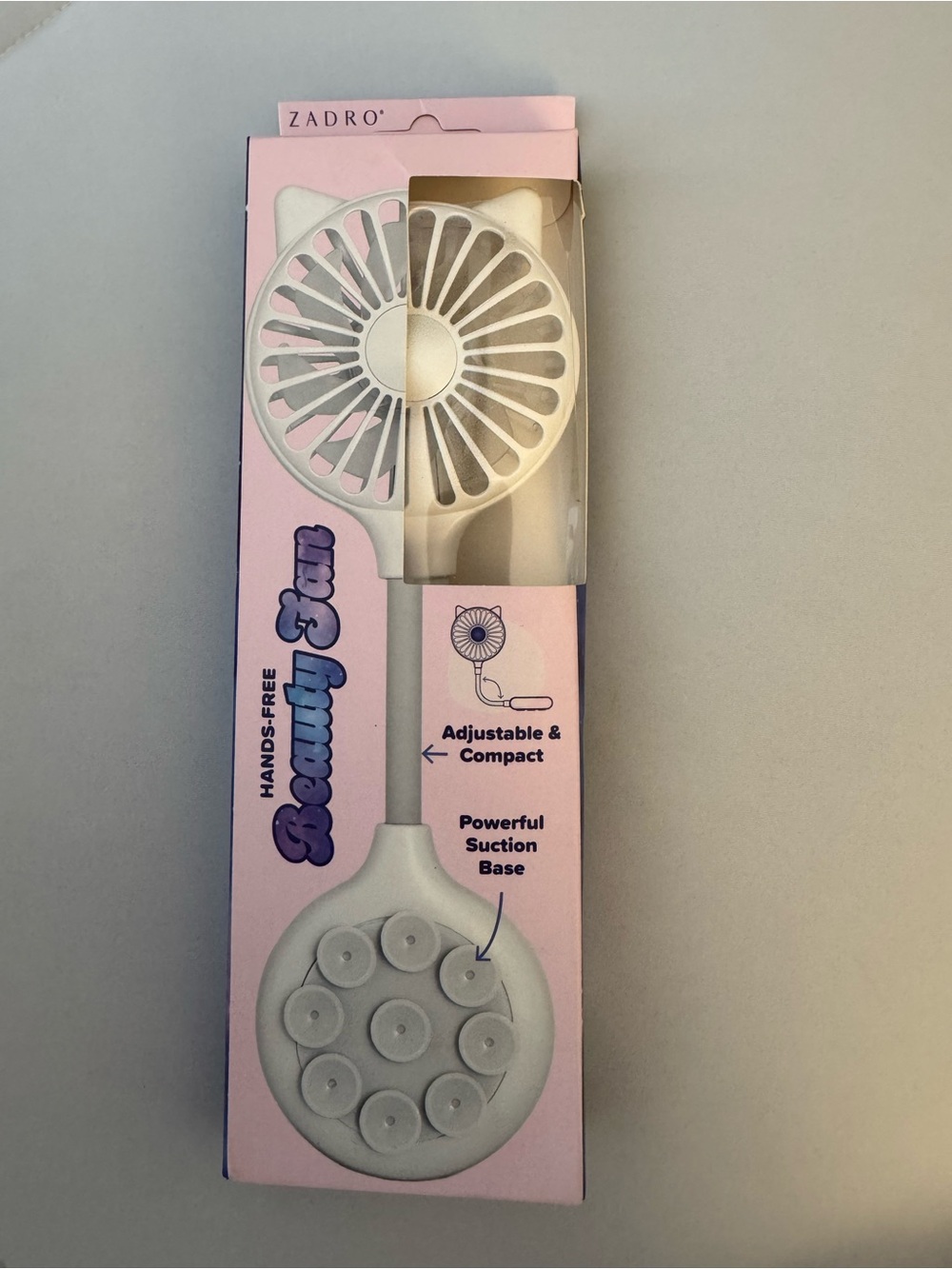 ZADRO Compact Hands-Free Beauty Fan